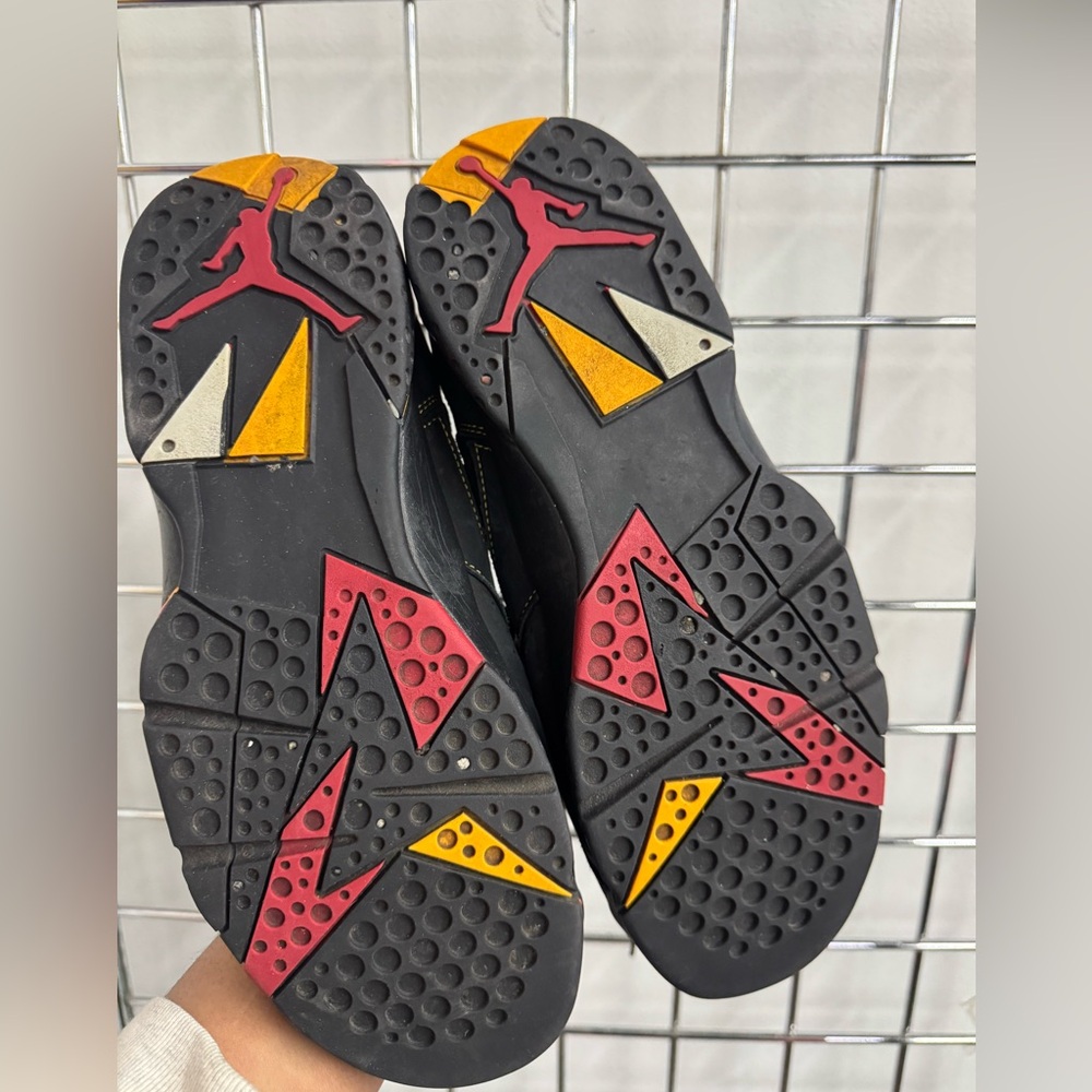 Nike Air Jordan 7 Retro Citrus Black 2022 Mens Size 10.5 CU9307-081 Sneakers - Picture 9 of 11